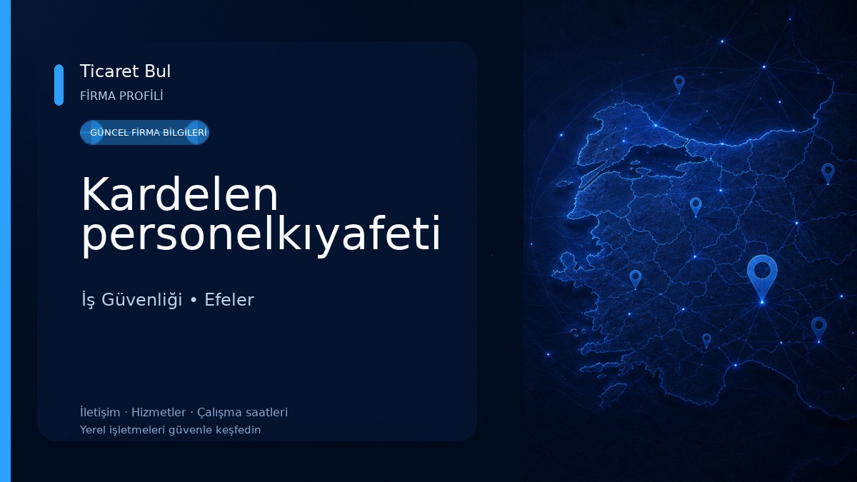 Kardelen personelkıyafeti İş Güvenliği