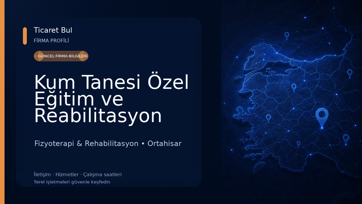 Kum Tanesi Özel Eğitim ve Reabilitasyon Merkezi Fizyoterapi & Rehabilitasyon