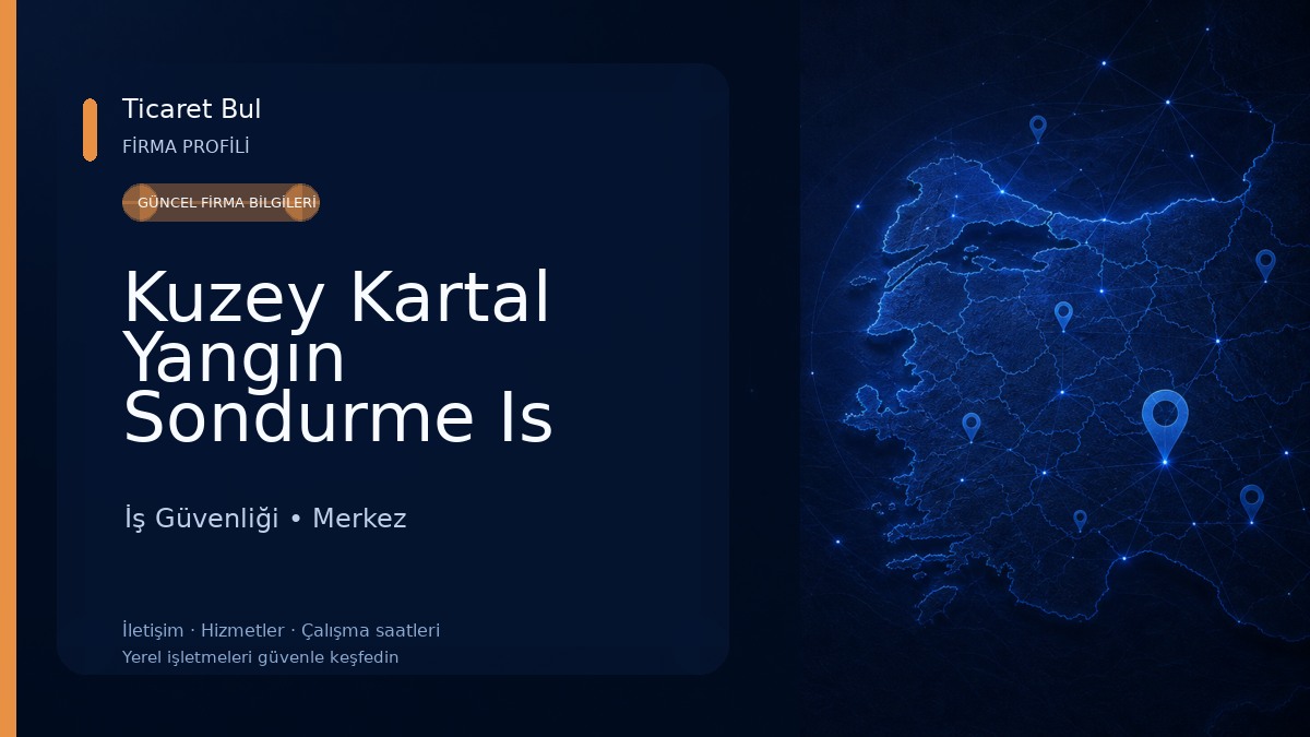 Kuzey Kartal Yangın Sondurme Is Guvenligi
