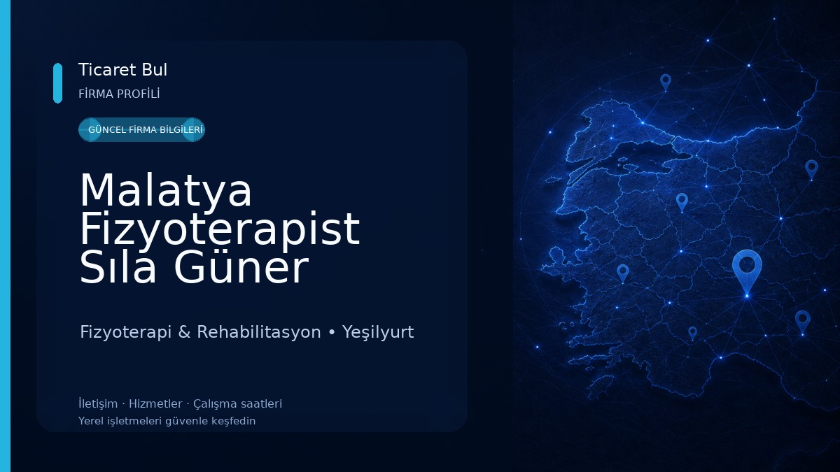 Malatya Fizyoterapist Sıla Güner Fizyonovamalatya Fizyoterapi Ve Danışmanlık Merkezi 