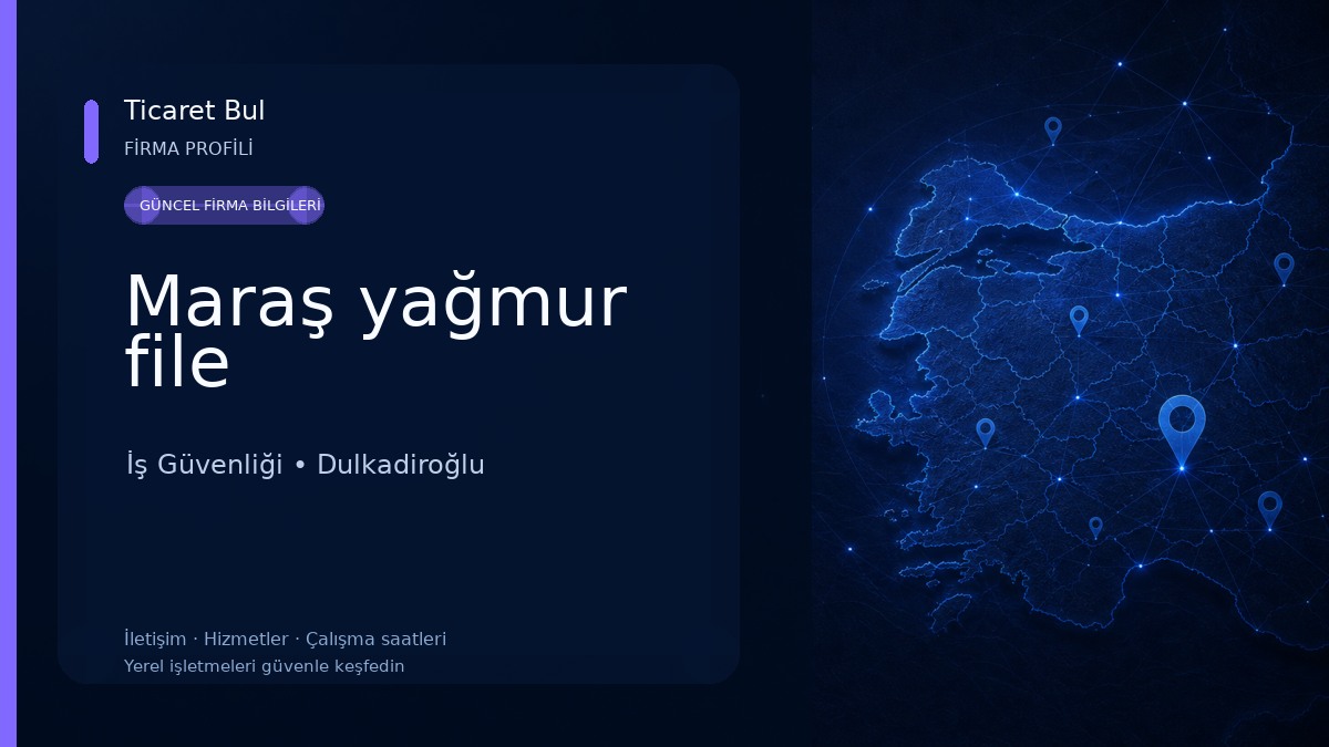 Maraş yağmur file 