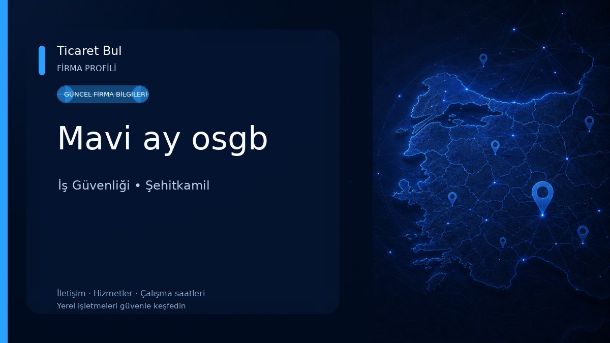 Mavi ay osgb İş Güvenliği