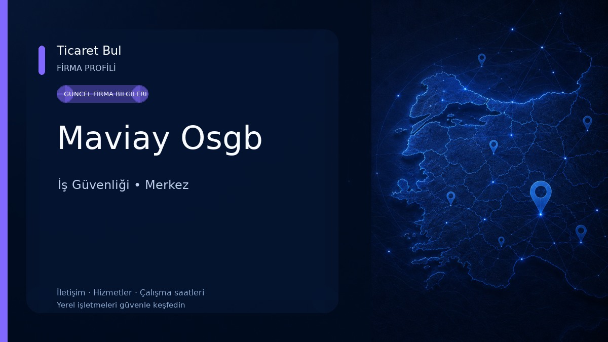 Maviay Osgb İş Güvenliği