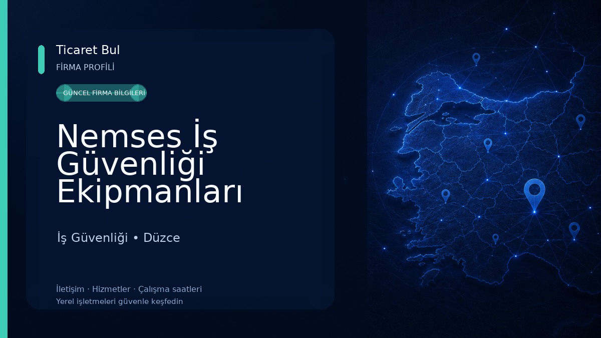 Nemses İş Güvenliği Ekipmanları 