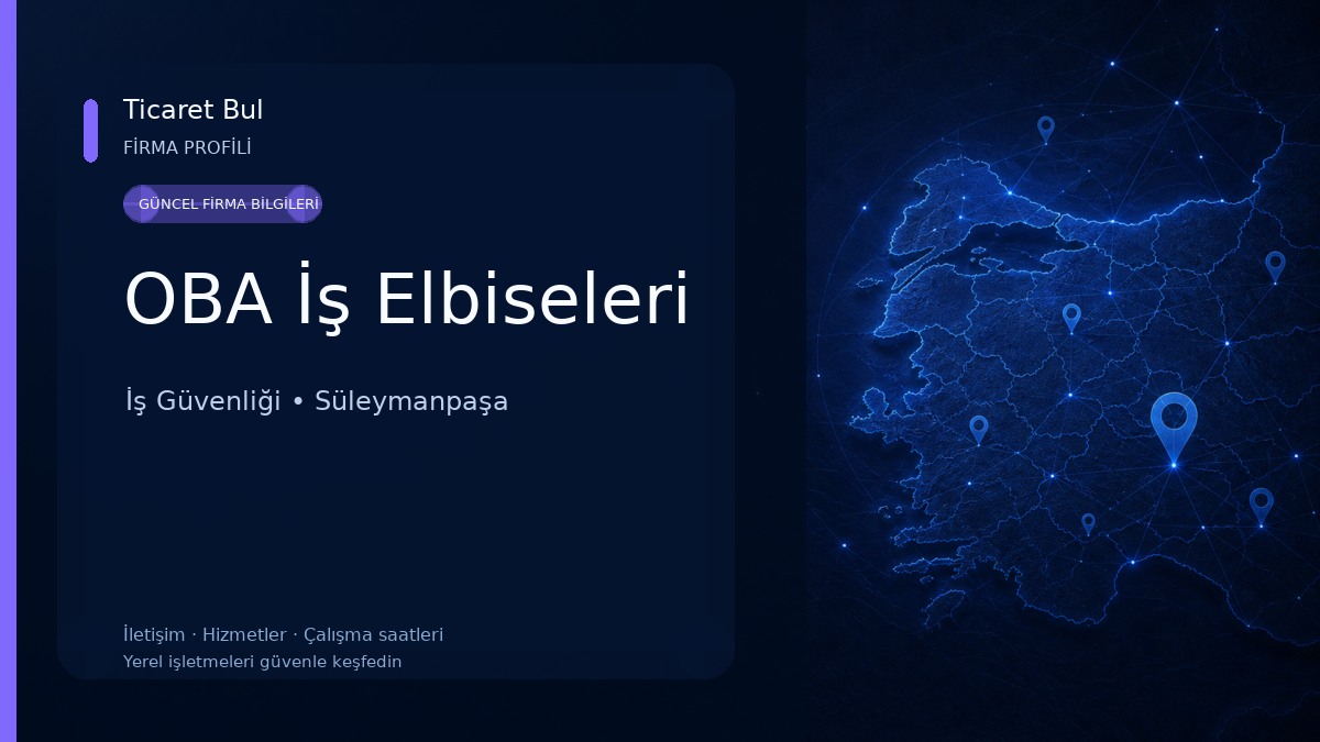OBA İş Elbiseleri