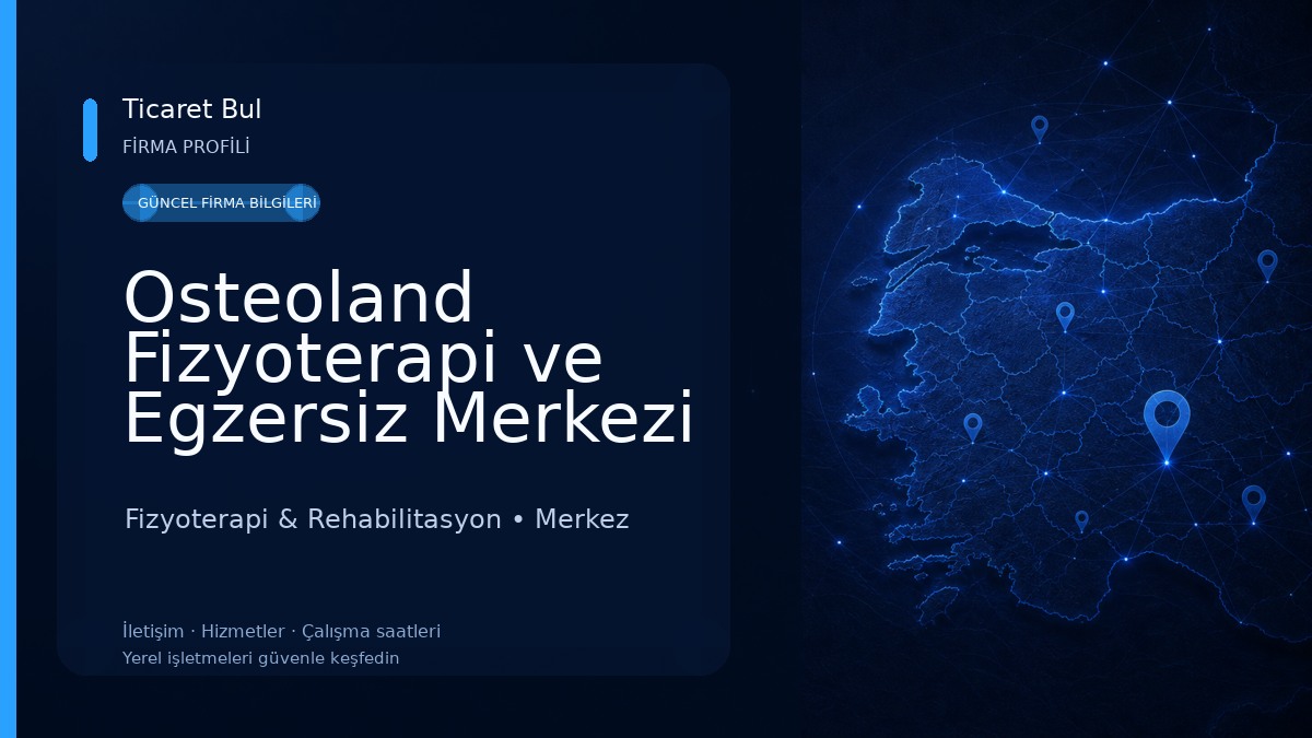 Osteoland Fizyoterapi ve Egzersiz Merkezi Zonguldak Fizyoterapi & Rehabilitasyon