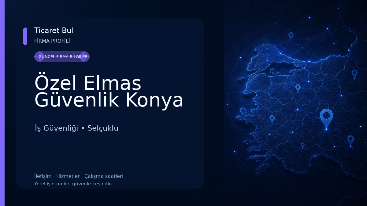 Özel Elmas Güvenlik Konya