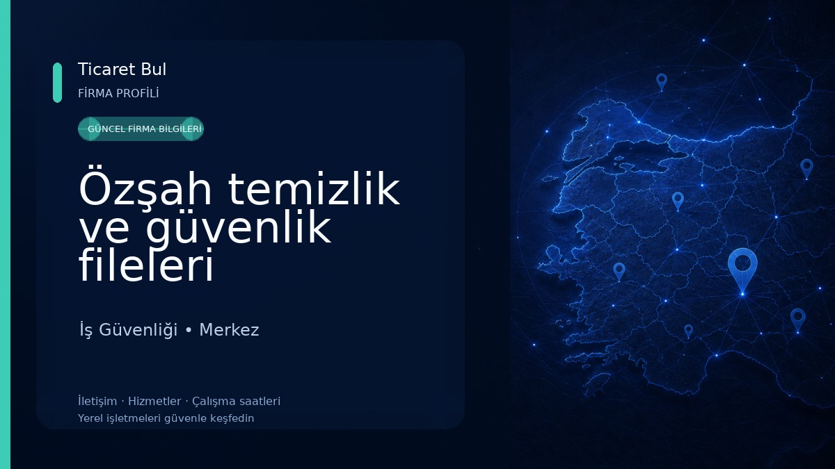 Özşah temizlik ve güvenlik fileleri 