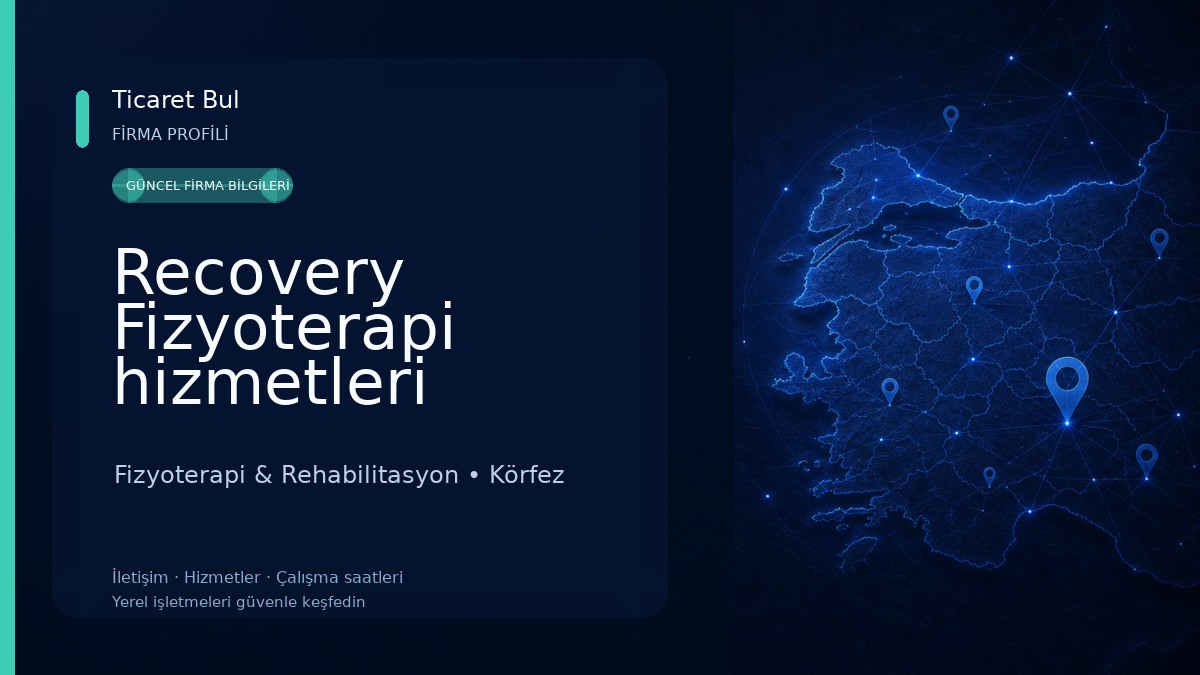 Recovery Fizyoterapi hizmetleri (Fztr.salar konjkav) Fizyoterapi & Rehabilitasyon