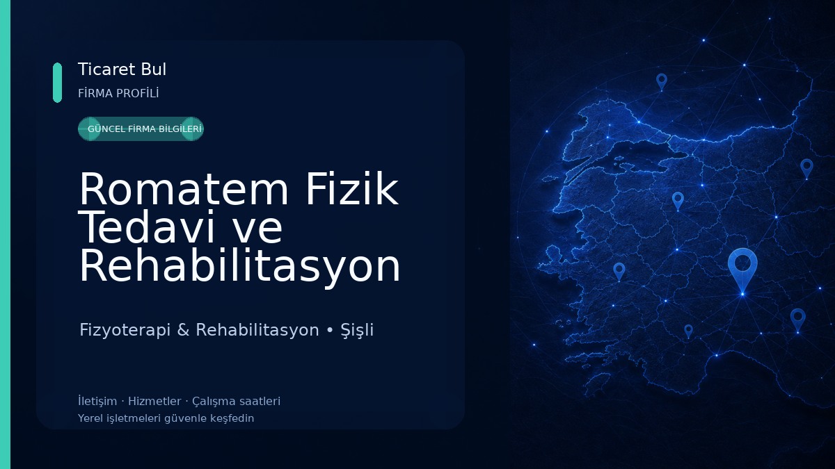 Romatem Fizik Tedavi ve Rehabilitasyon Merkezi Fizyoterapi & Rehabilitasyon