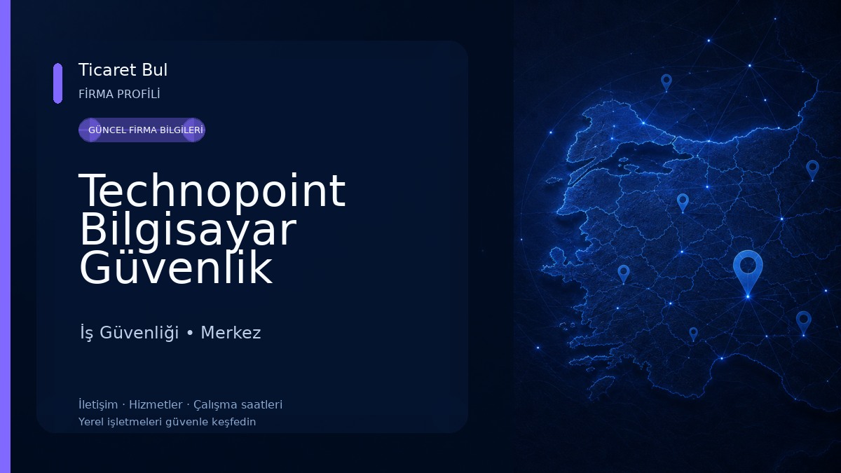 Technopoint Bilgisayar Güvenlik Sistemleri Yazılım
