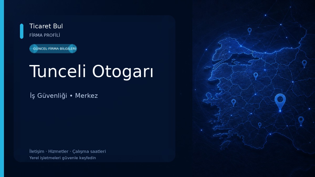 Tunceli Otogarı İş Güvenliği