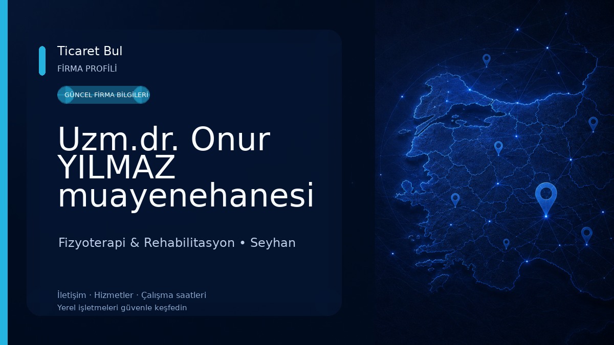Uzm.dr. Onur YILMAZ muayenehanesi