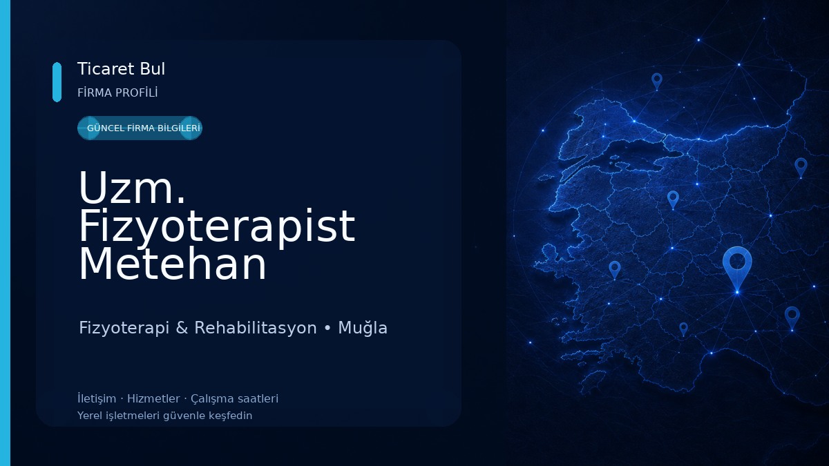 Uzm. Fizyoterapist Metehan Sarıkaya Fizyoterapi & Rehabilitasyon