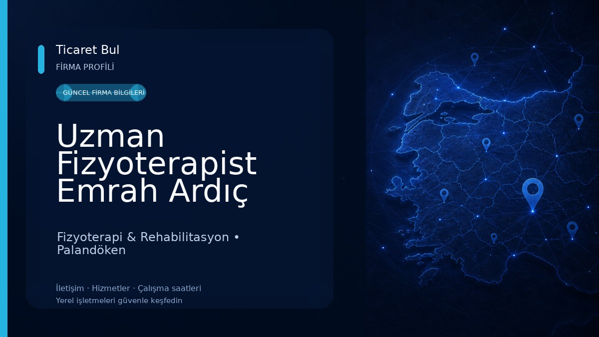 Uzman Fizyoterapist Emrah Ardıç Fizyoterapi & Rehabilitasyon