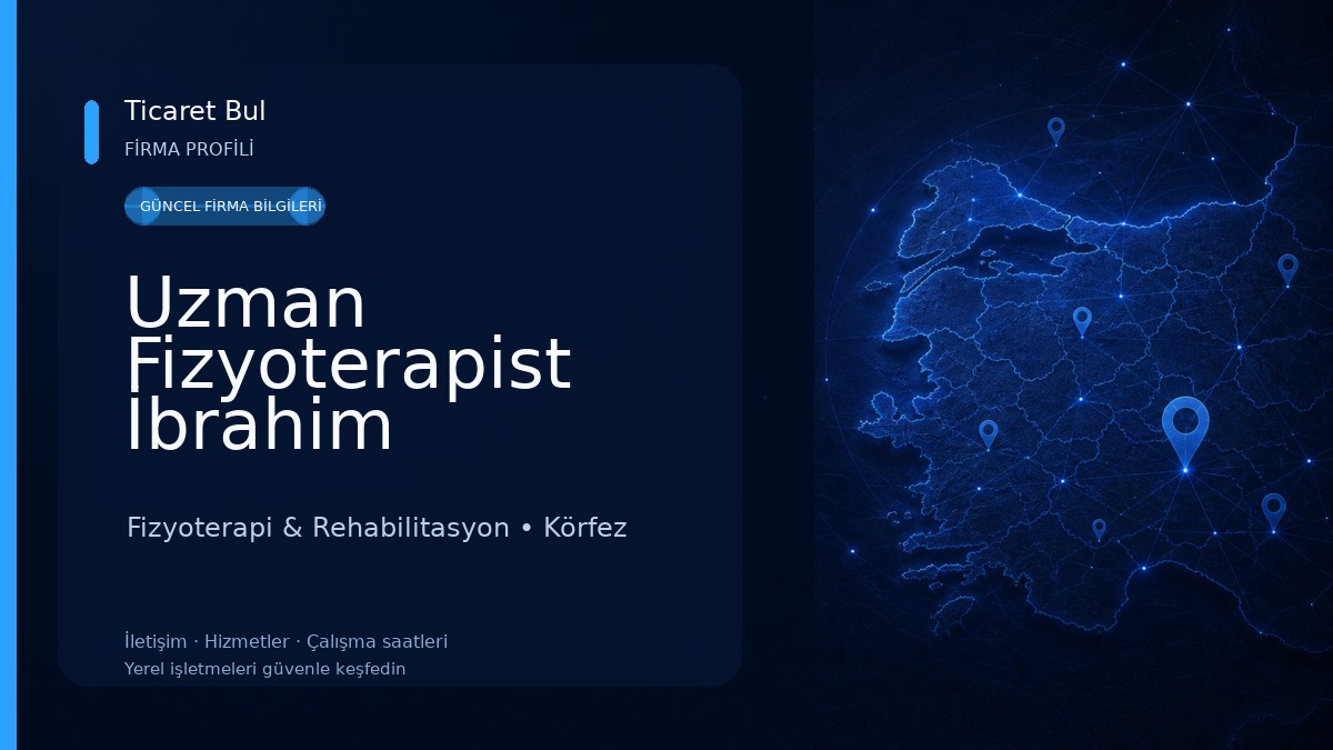 Uzman Fizyoterapist İbrahim Babayiğit | Kocaeli Fizik Tedavi Fizyoterapi & Rehabilitasyon