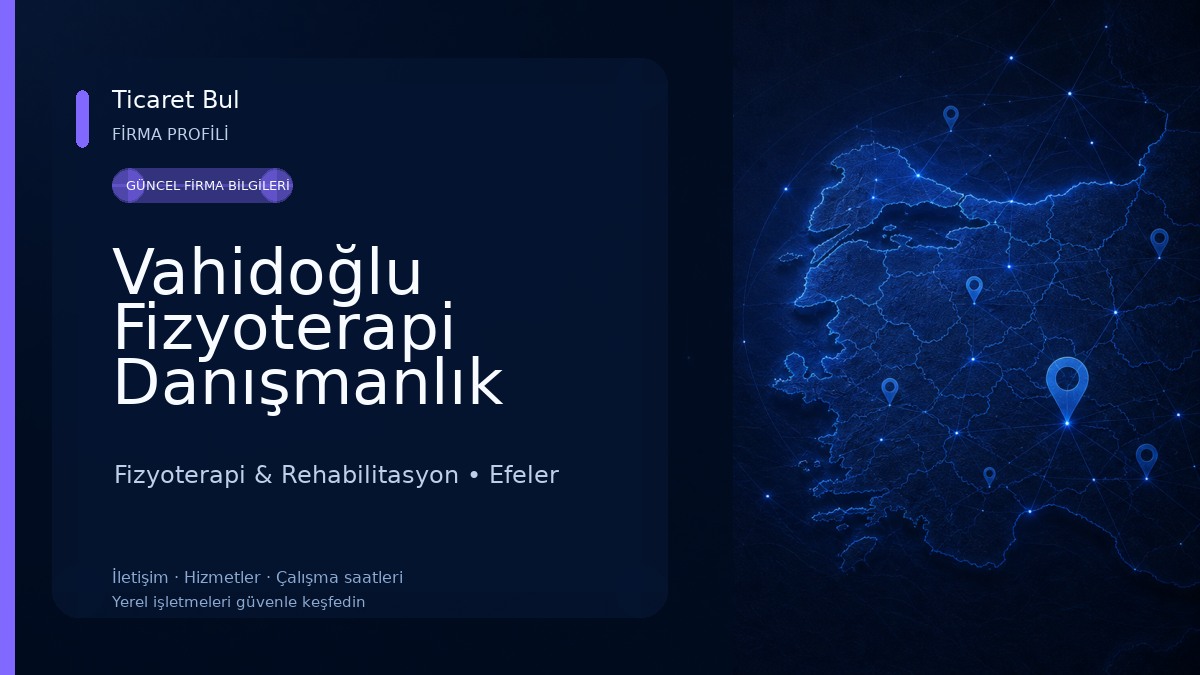Vahidoğlu Fizyoterapi Danışmanlık Merkezi 
